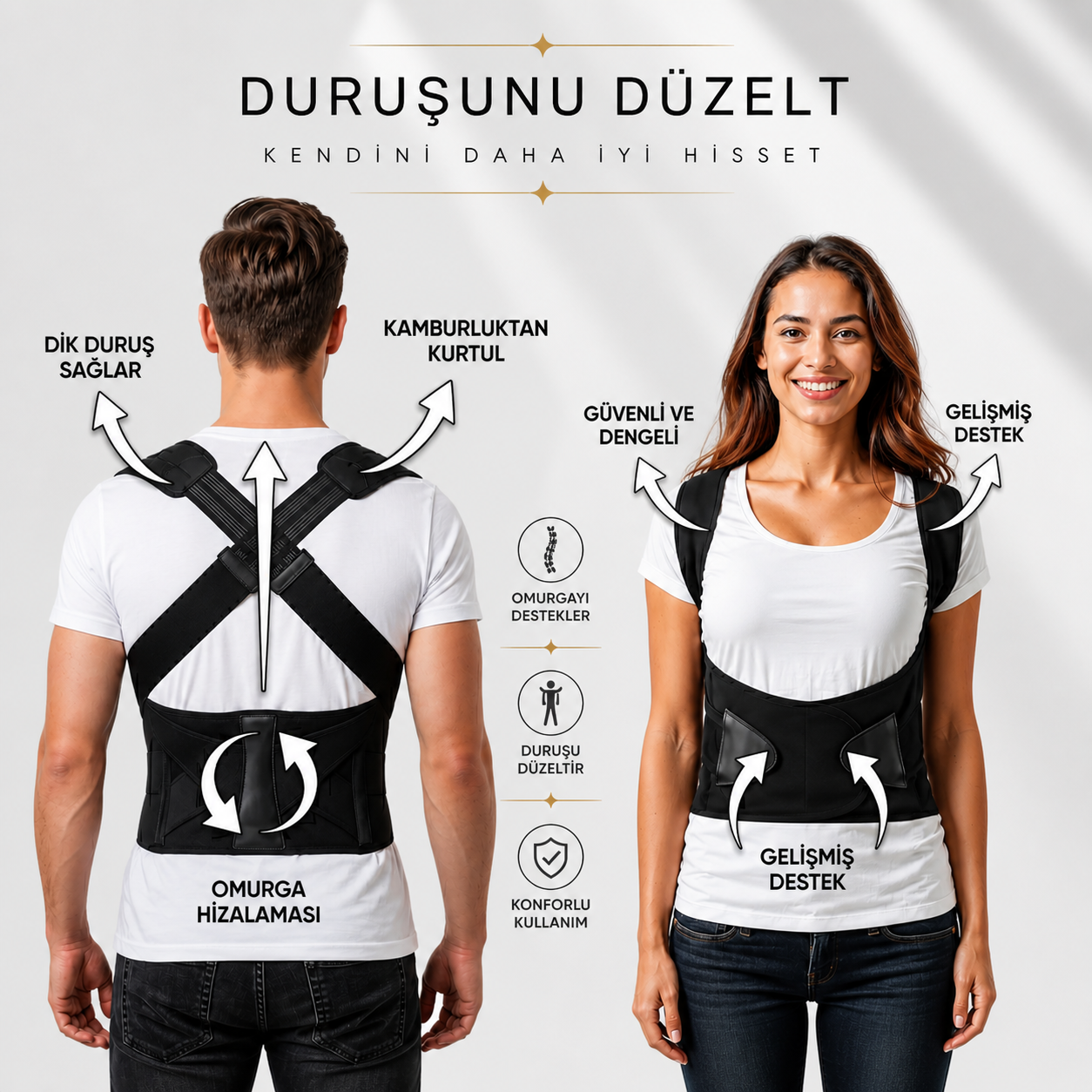 Dikbel™ Anında Duruş Düzeltici Korse